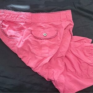 Arizona Jean Company Pink Cargo Bermuda Shorts